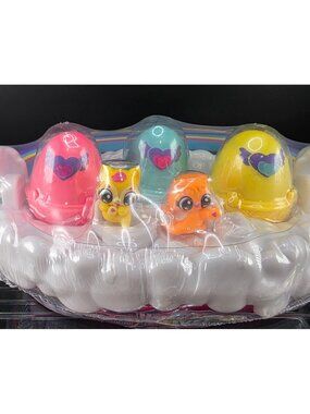 Hatchimals Alive Neon Rainbow Spring Basket Playset New